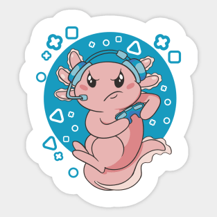 axolotl questions Sticker